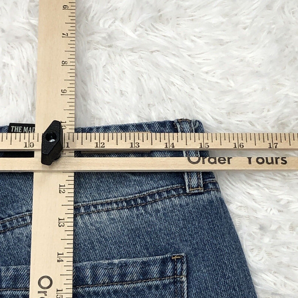 Blank Nyc Jeans The Madison Crop High-Rise Denim Distressed Size 27 NWT New - Picture 9 of 12